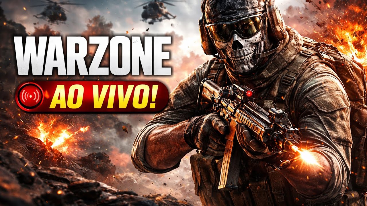 🔴 LIVE WARZONE BORA DE HACK