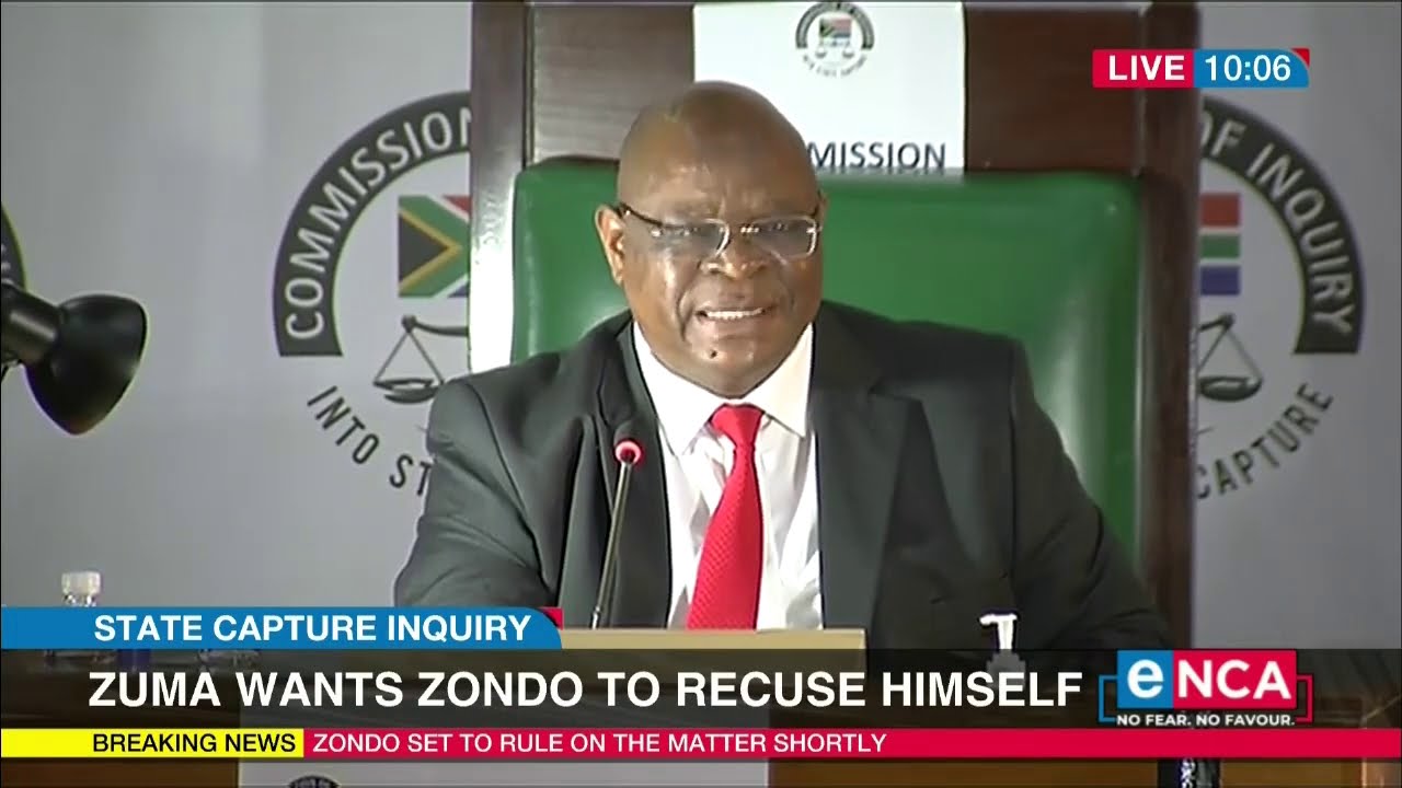 Zondo statement on recusal