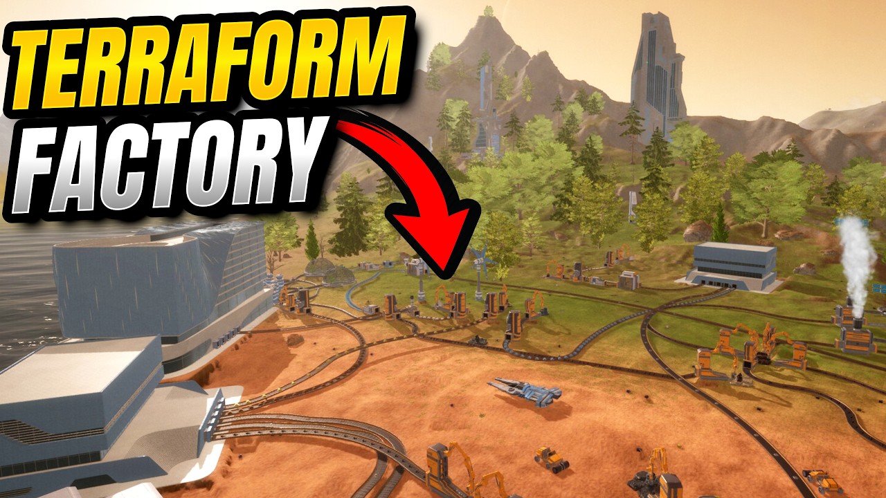 I Built the PERFECT Terraforming Factory In This NEW Automation Game!