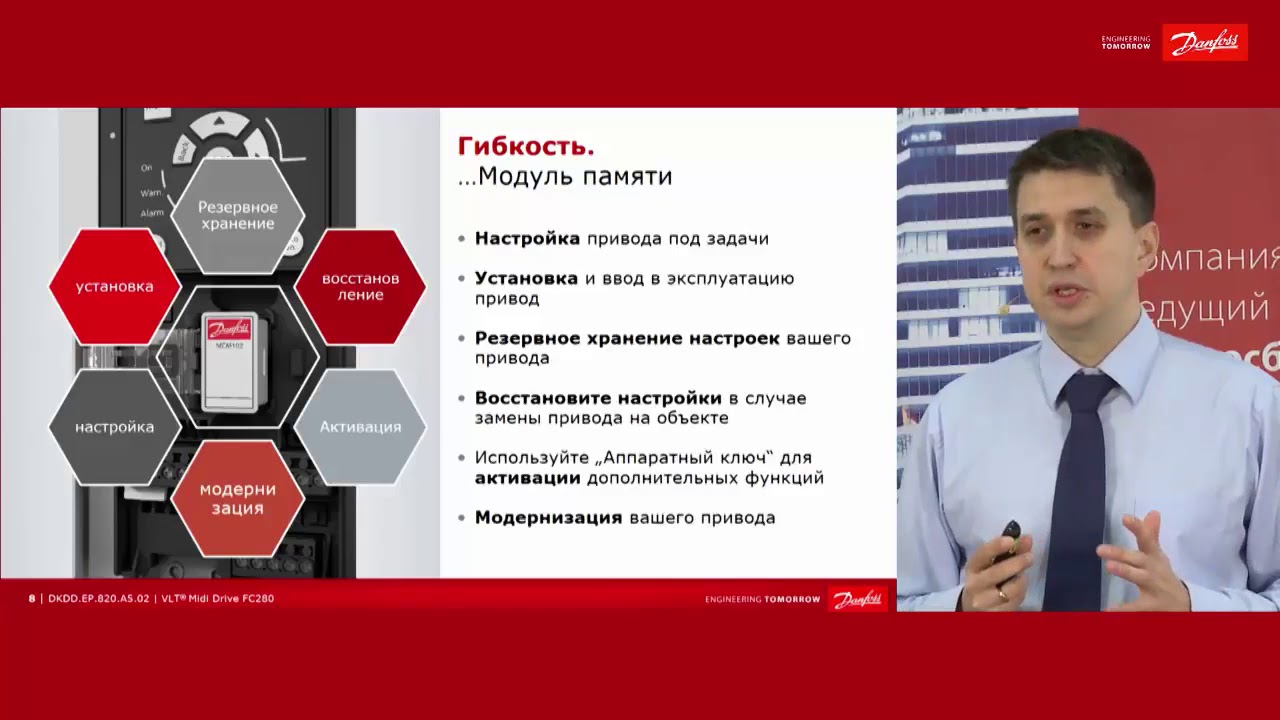 Особенности и преимущества преобразователя частоты серии Danfoss VLT Midi Drive