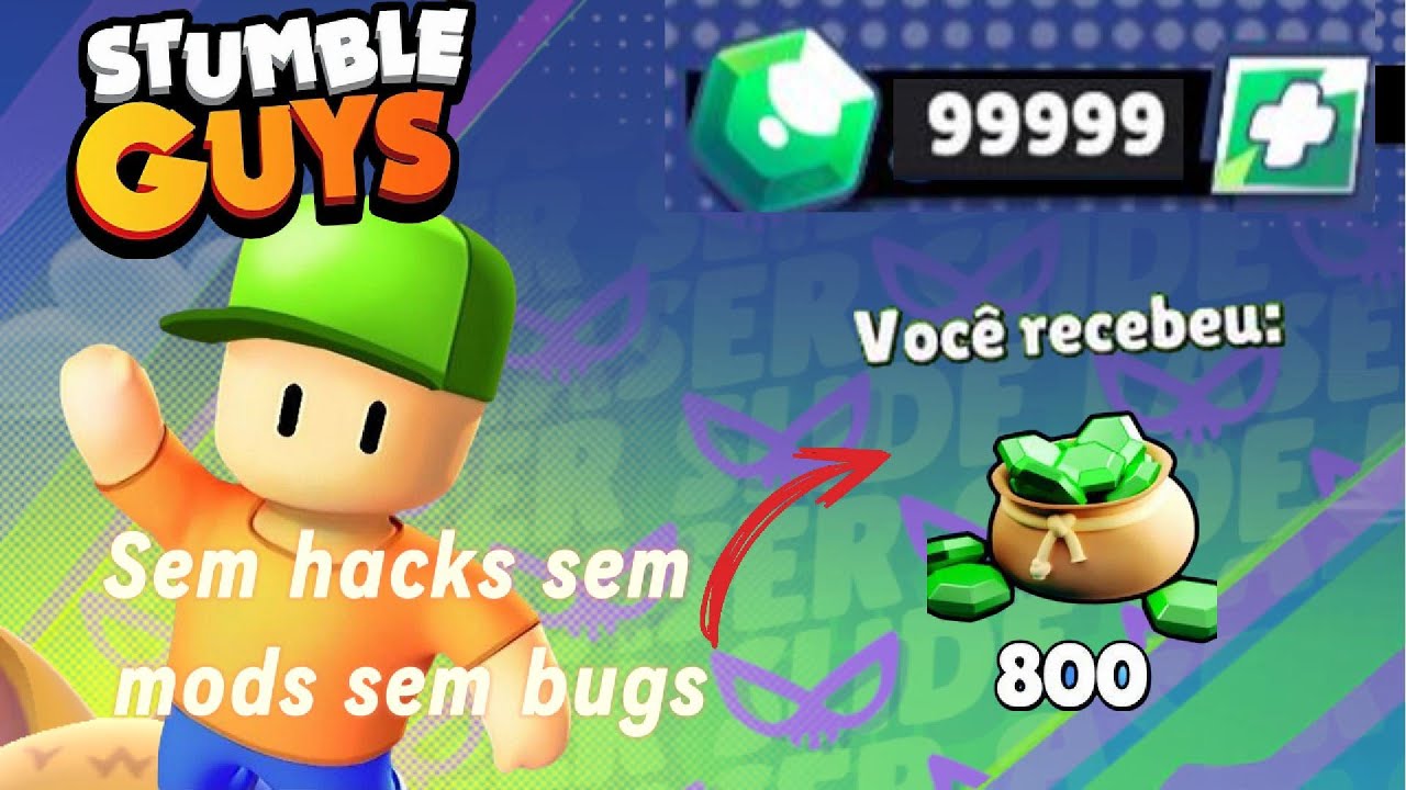 COMO GANHAR GEMAS NO STUMBLE GUYS SEM MODS SEM HACK E SEM BUGS Tutorial Para Iniciantes pt1