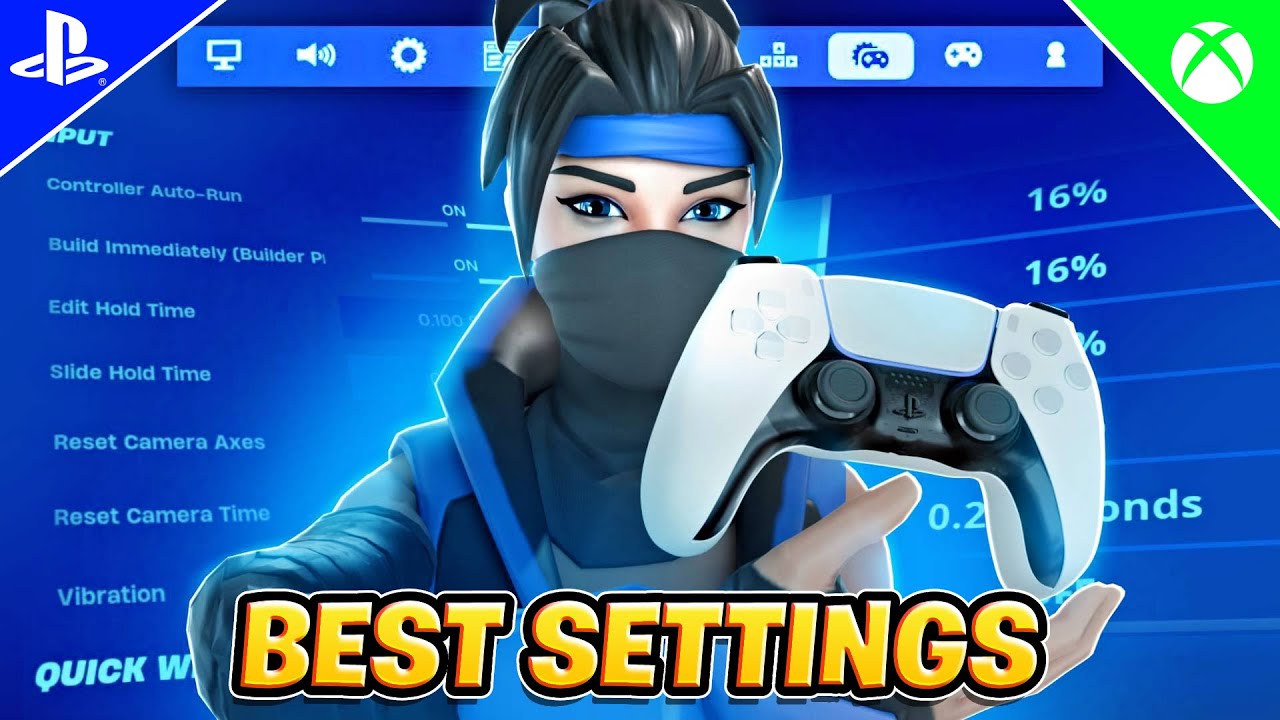 *NEW* BEST Controller Settings + Sensitivity for Chapter 5! (PS4/PS5/Xbox/PC)