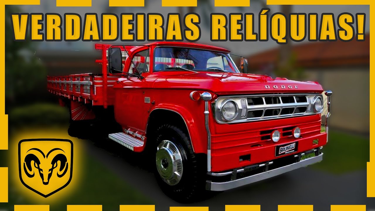 HISTÓRIA DOS CLÁSSICOS CAMINHÕES DA DODGE NO BRASIL!