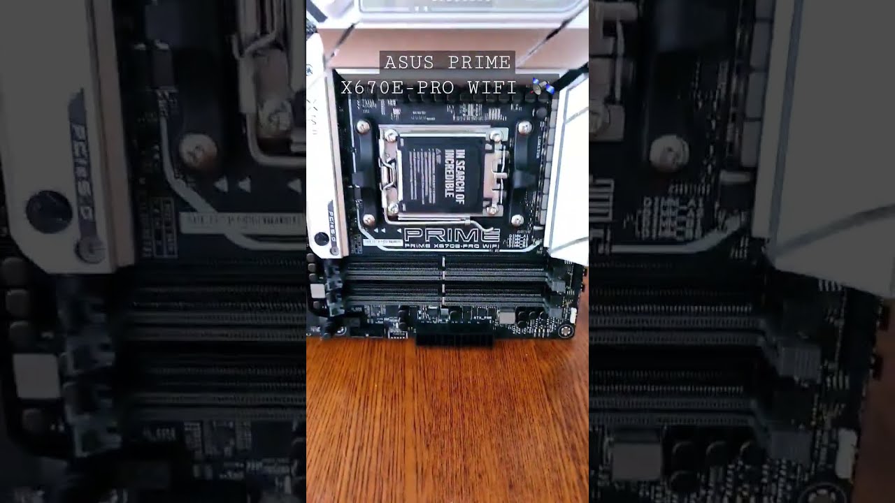 Spaceship-themed AMD X670E Motherboard 👽 #shorts