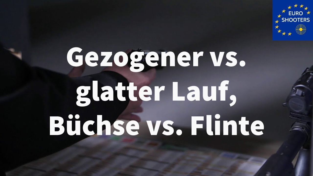 Gezogener und glatter Lauf, Flinte und Büchse
