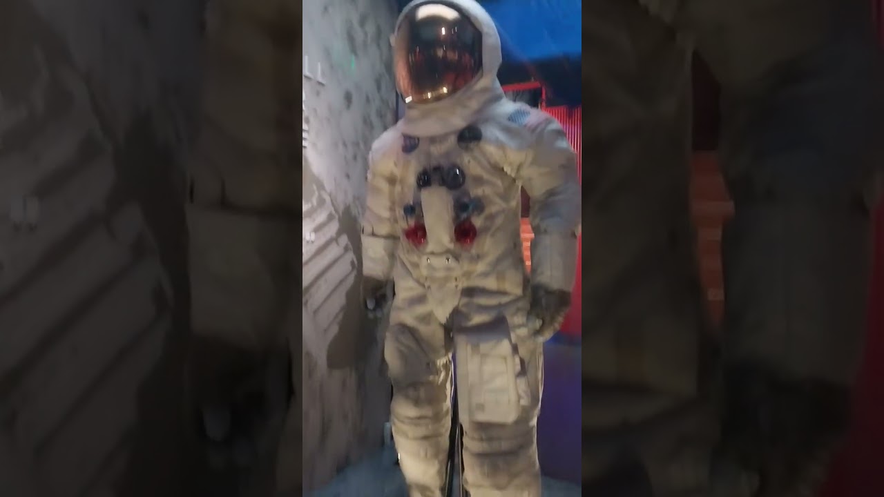 An astronaut costume that was on the moon