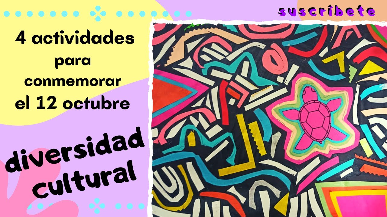 4 ACTIVIDADES para trabajar la DIVERSIDAD CULTURAL con niños  / 12 DE OCTUBRE PARA NIÑOS 🤸‍♀️