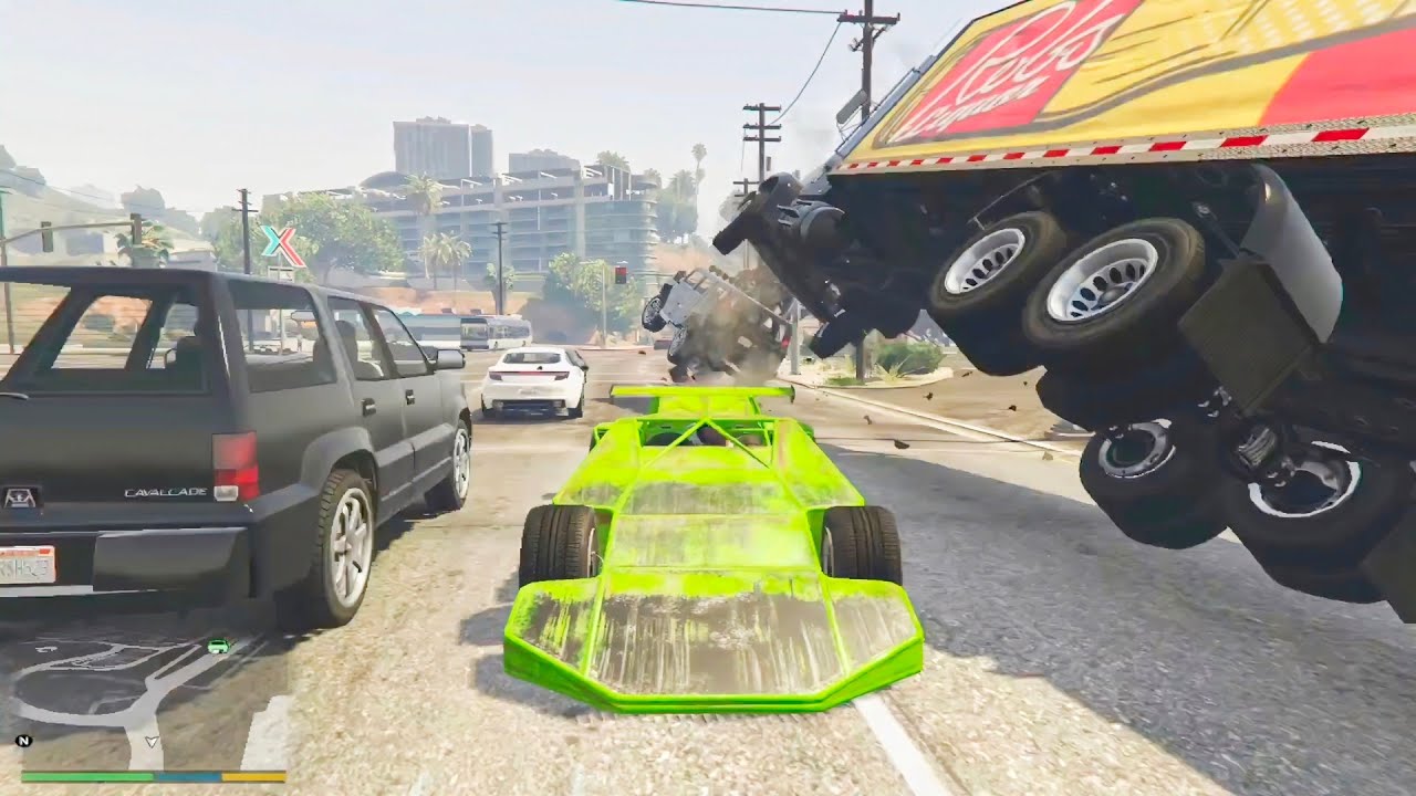 GTA - 5 Crazy Ramp Buggy Driving ☠️👿 #gtav #grandtheftautov #gta