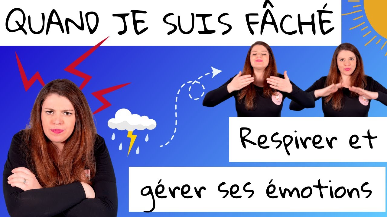 Quand je suis fâché – Chanson pour apprendre à se calmer et respirer | Comptine émotions enfants