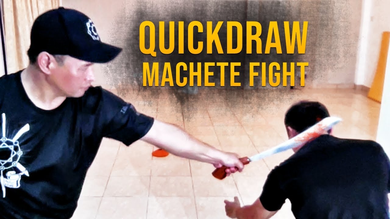 Quickdraw Machete Fighting - Silat Suffian Bela Diri #Parang #DukuChandong #Golok #GolokSilat