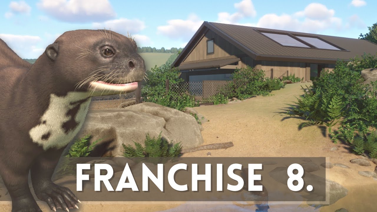 LAKEFIELD ZOO OTTER HABITAT! #8 Franchise Zoo Hard Mode Giant Otter Enclosure