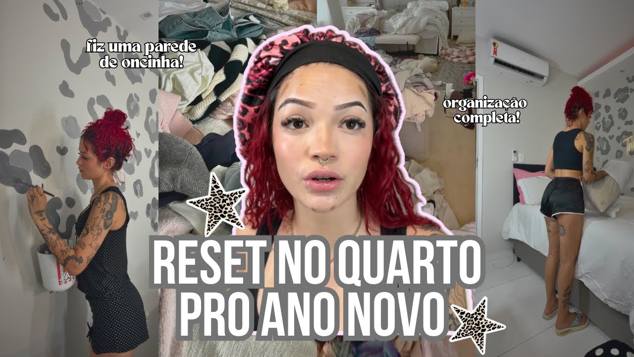 ORGANIZANDO A VIDA PRA 2026 || Parede de oncinha, arrumei o armário, separei roupa p doação e etc