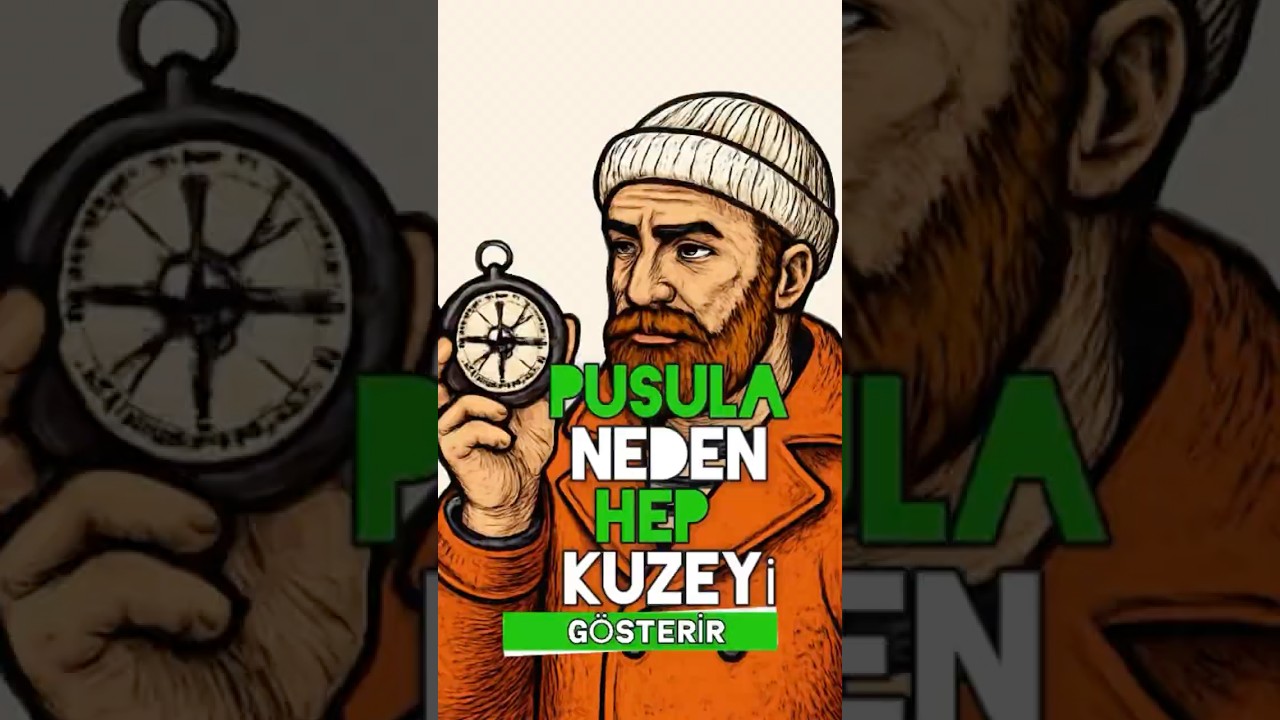 PUSULA NASIL HEP KUZEYİ G&Ouml;STERİR?   #keşfet #viral #usa #istanbul #pusula #shortsvideo #shorts