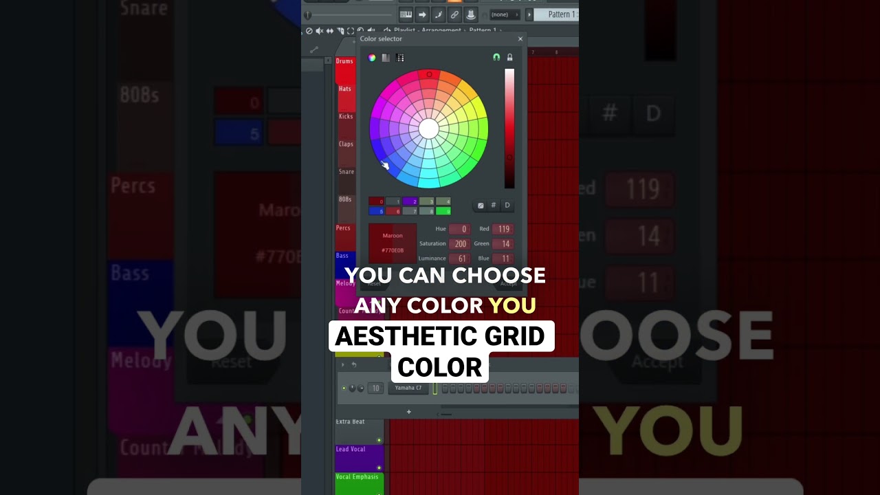 How to change color | FL Studio🎼 #flstudio #producer #musicproduction #rapper #music #songwriter