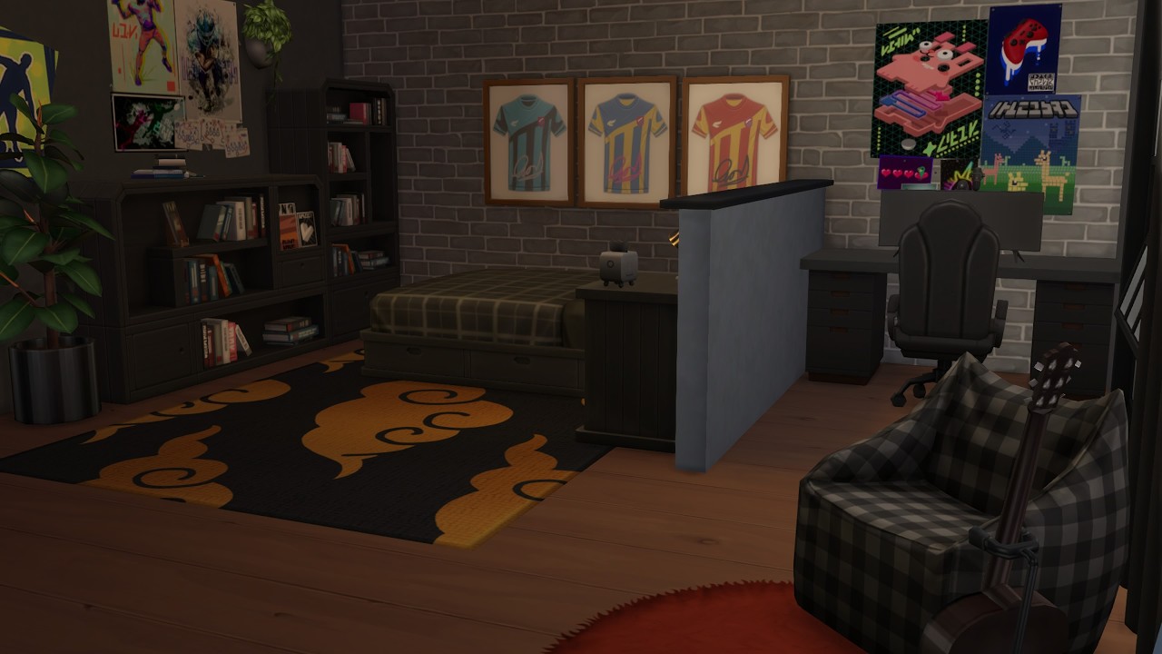 Ep# 471   teenage boy bedroom    The Sims 4 Gallery - Rooms