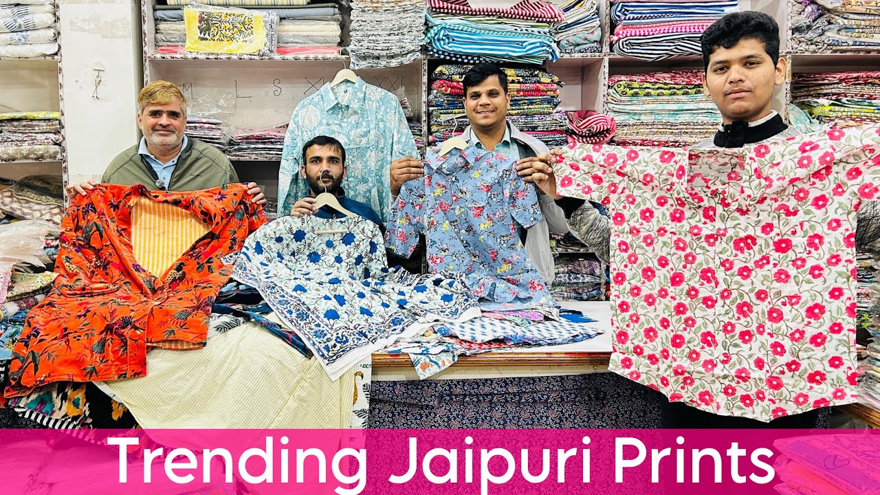Latest Jaipuri Print Cotton Kaftan Collection | Hand Block Print, Night Suits, Kimono & Robes