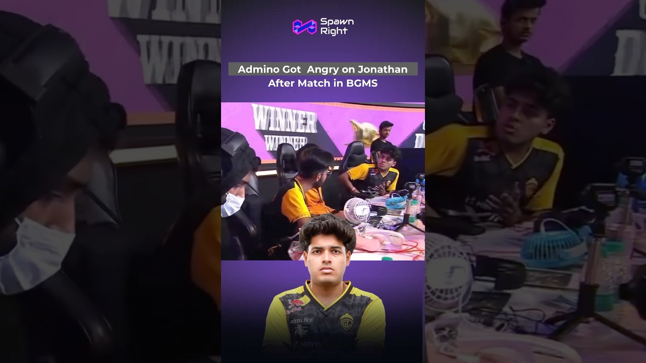 Admino Very Angry on JONATHAN in BGMS #BGMS #adminogaming #jonathangaming