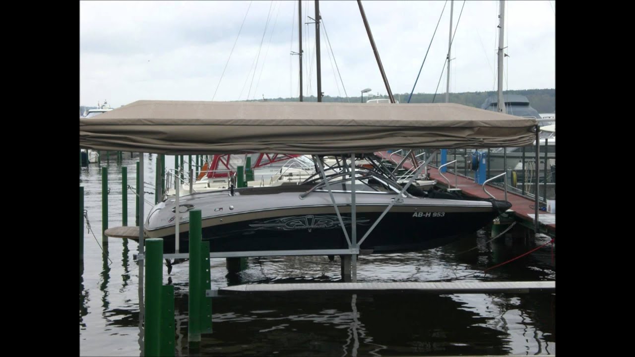 Touchless Boat Cover - cover your boat the easy way