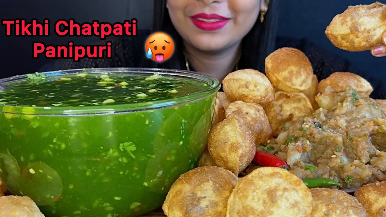 TIKHI PANIPURI CHALLENGE | GOLGAPPA EATING CHALLENGE | PANIPURI ASMR | PANIPURI EATING CHALLENGE