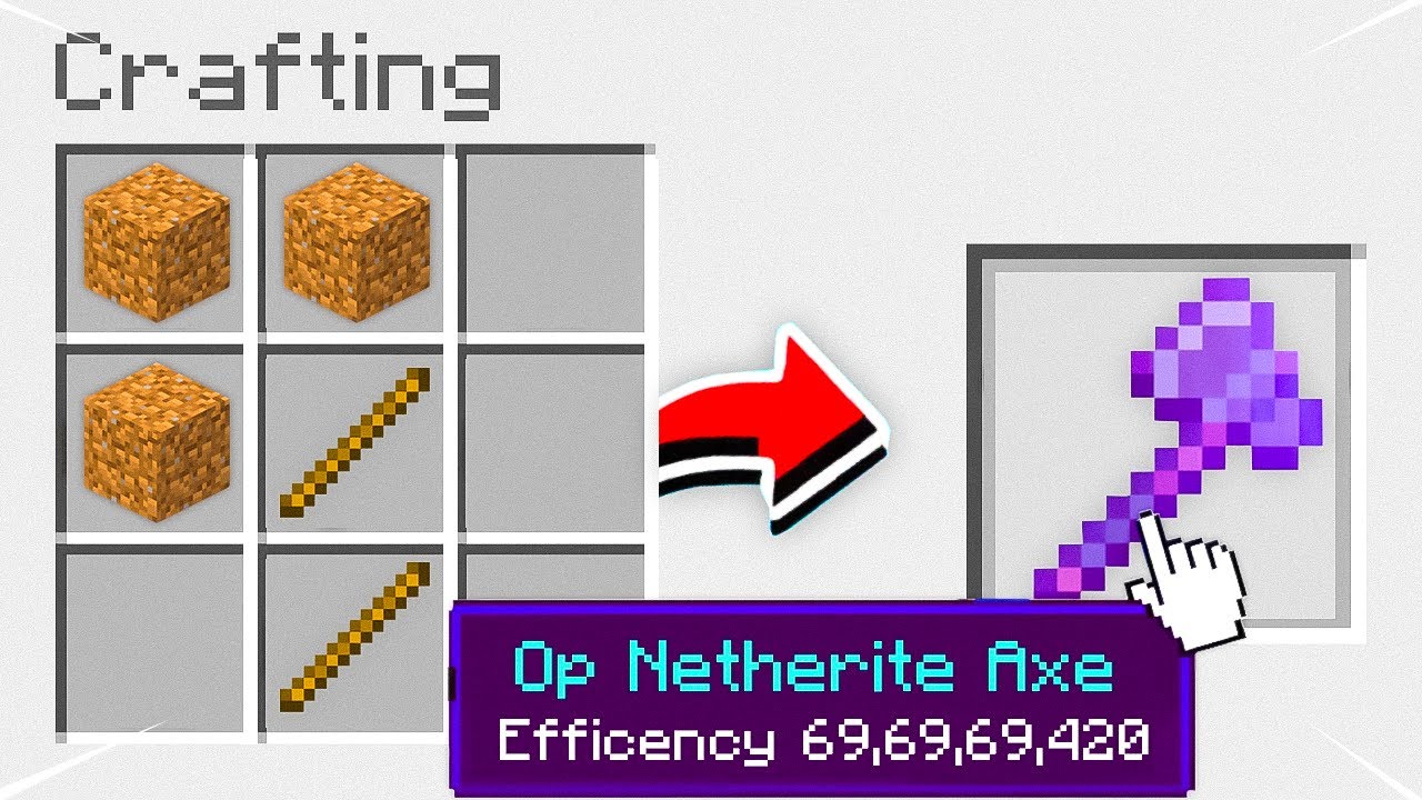 Minecraft, But Crafting Is OP...