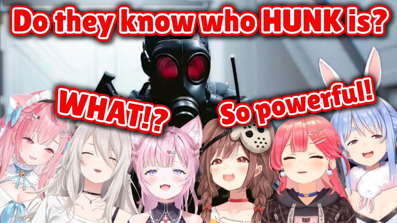 Hololive Girls SHOCKED by 70 Years-Old HUNK in Resident Evil Requiem