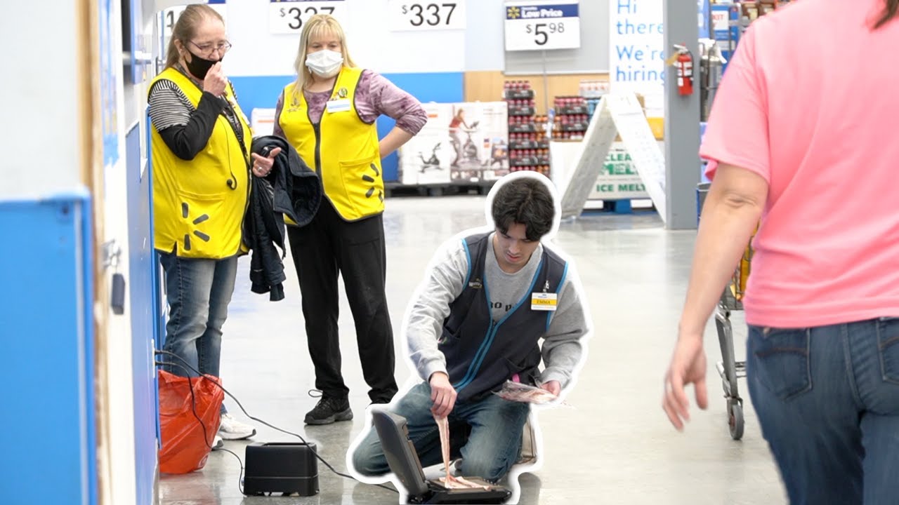 Приготовление еды в розыгрыше Walmart