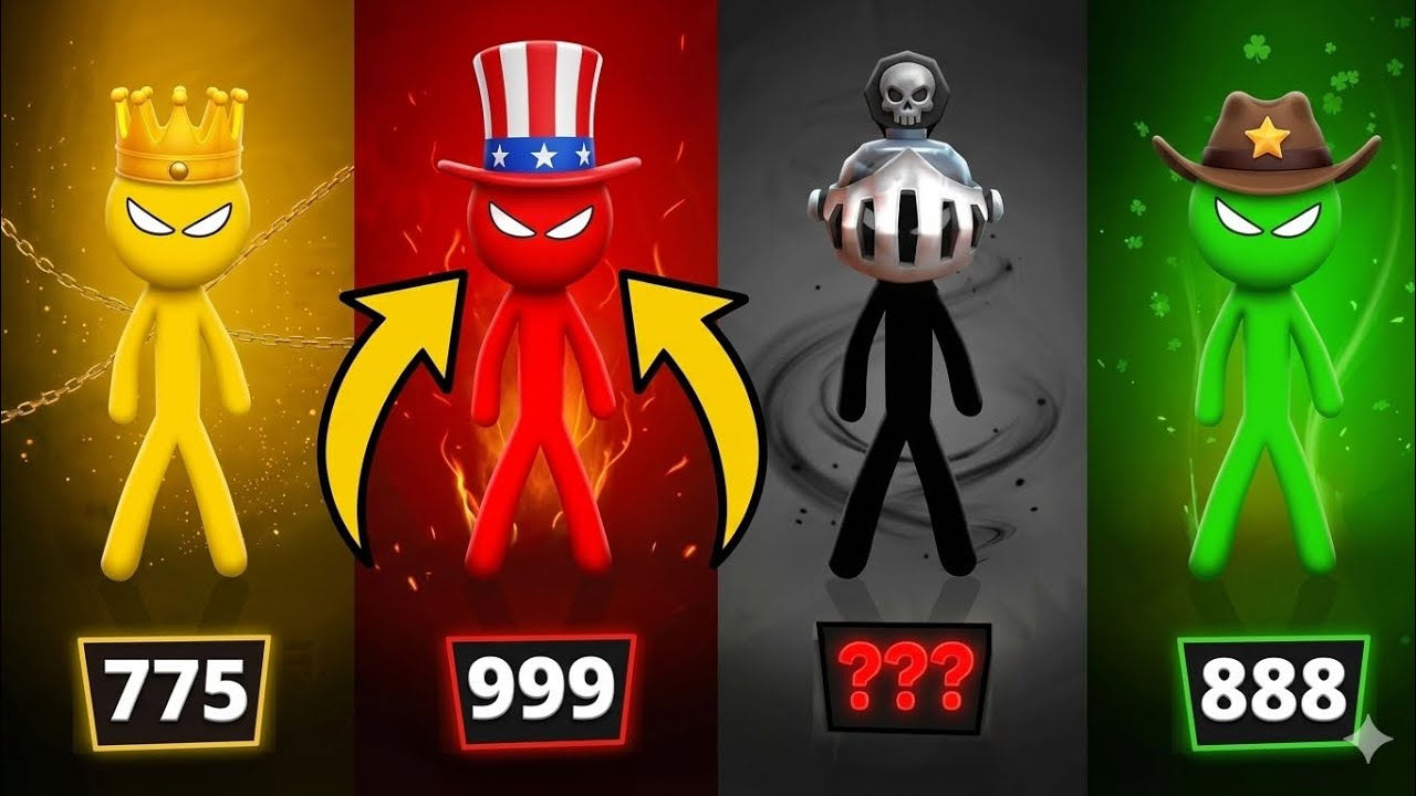 Stickman BEST MINIGAMES Tournament | Stickman Party 1 2 3 4 Player 2026