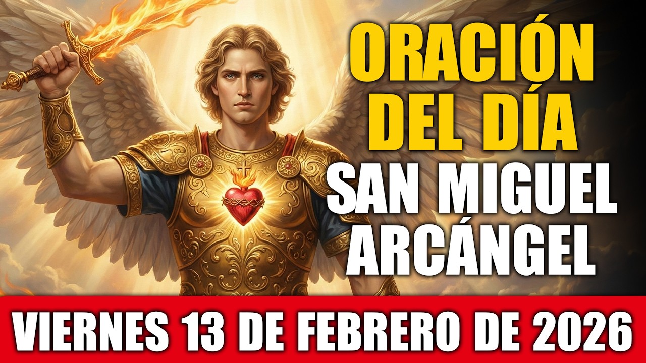 ¡La presencia de San Miguel esparce fuerza y protección como aguas vivas! Reza ahora