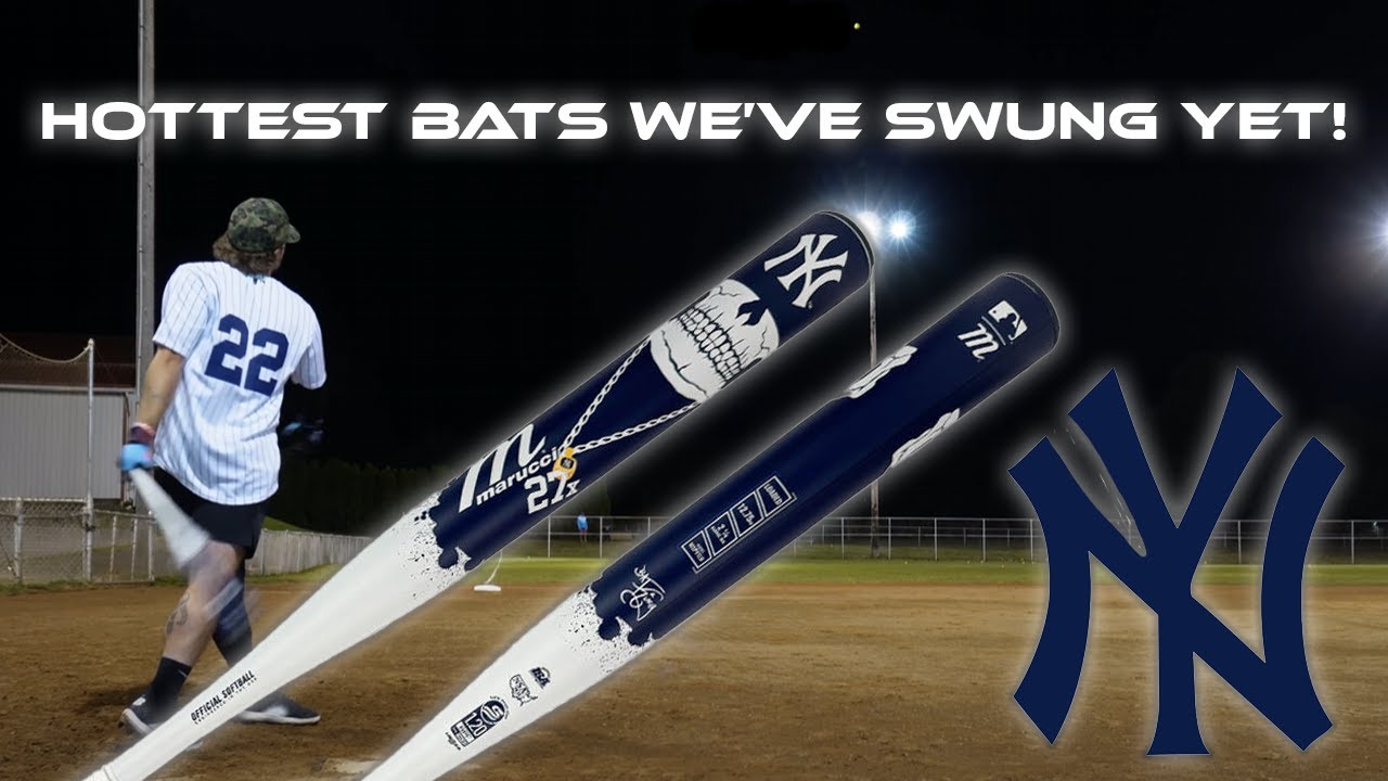HIGHEST EXIT VELOCITY OF THE YEAR! | New York Yankees Marucci Slowpitch Bat