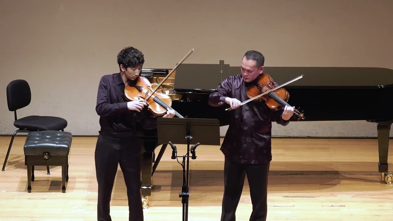 Jean-Marin Leclair Sonata Opus 12 No.2 for 2 Violas Hung Wei Huang and Ethan Lin