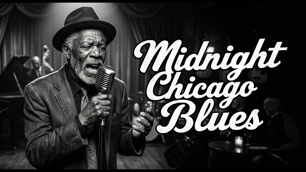 Night Blues – Warm Chicago Guitar & Vocals | Cold Weather Whiskey