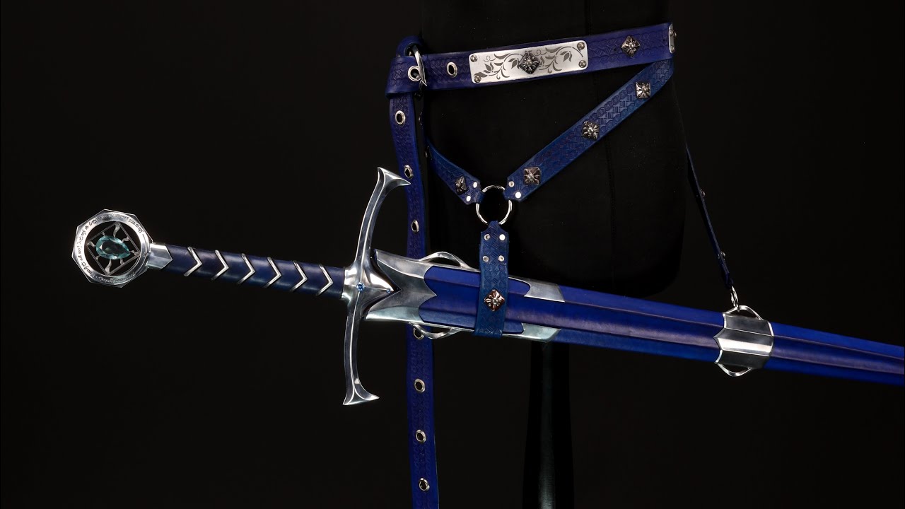 The Ice Light Sword & Scabbard by Woodsted Studios 