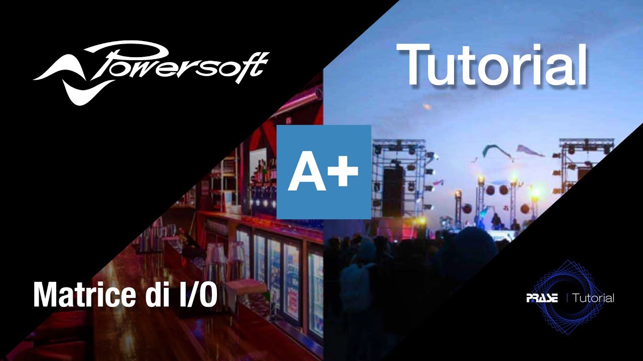 Tutorial Powersoft Armonia + - Matrice di I/O