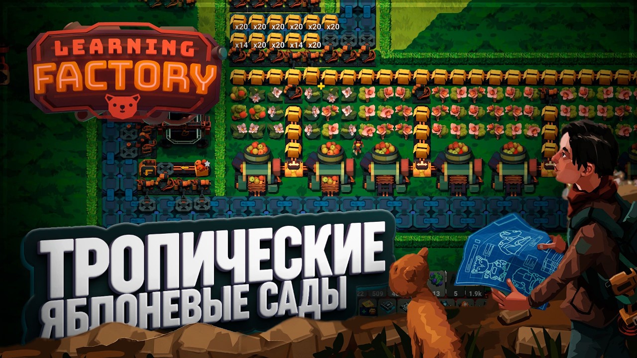 НОВЫЙ ТРОПИЧЕСКИЙ САД ЯБЛОК ПЛЮС И ЯБЛОК ++ В КОТОФАКТОРИО LEARNING FACTORY \ 50