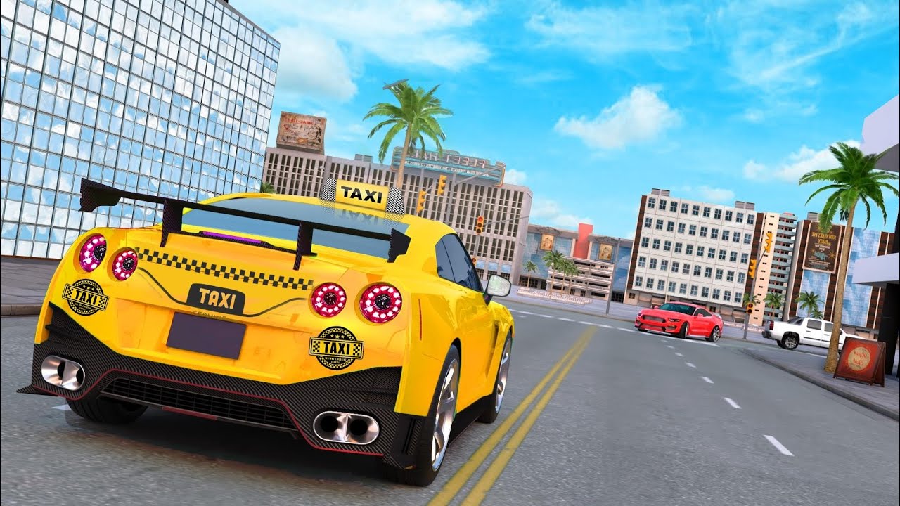 Taxi and vip car simulator (gameplay)