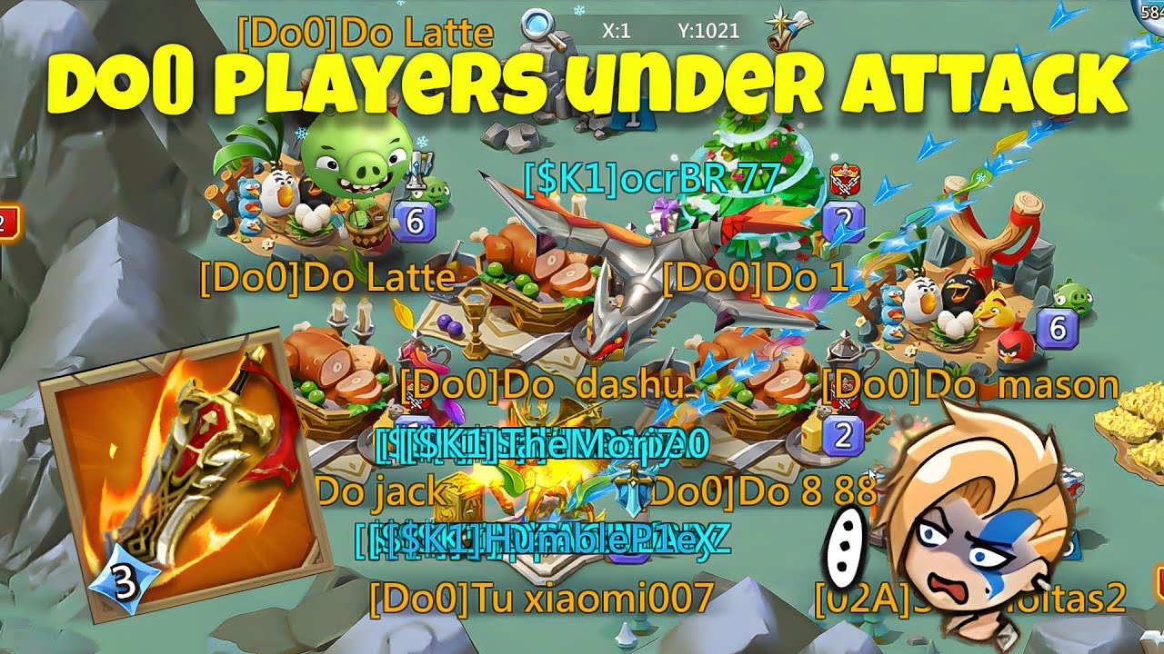 Lords Mobile - ocrBR 77 against Do0 players. They try very hard defense but wasn't enough