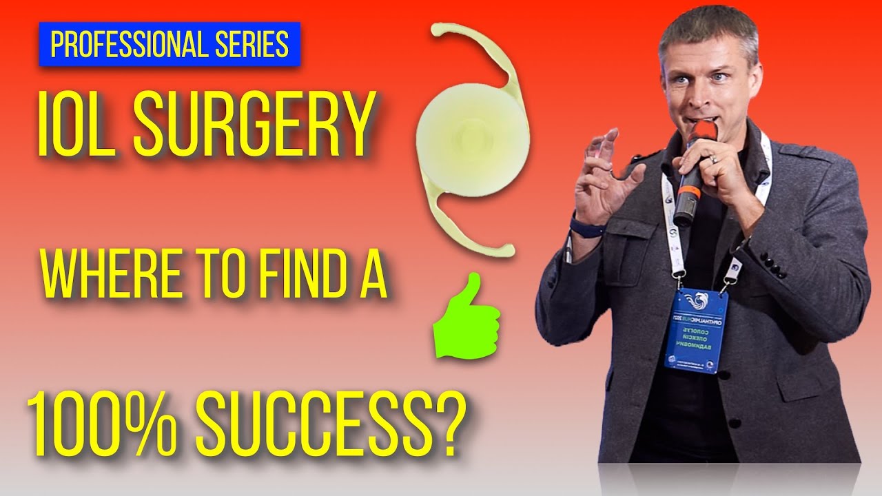 Cataract surgery or RLE - how to get a 100% success of eye surgery?