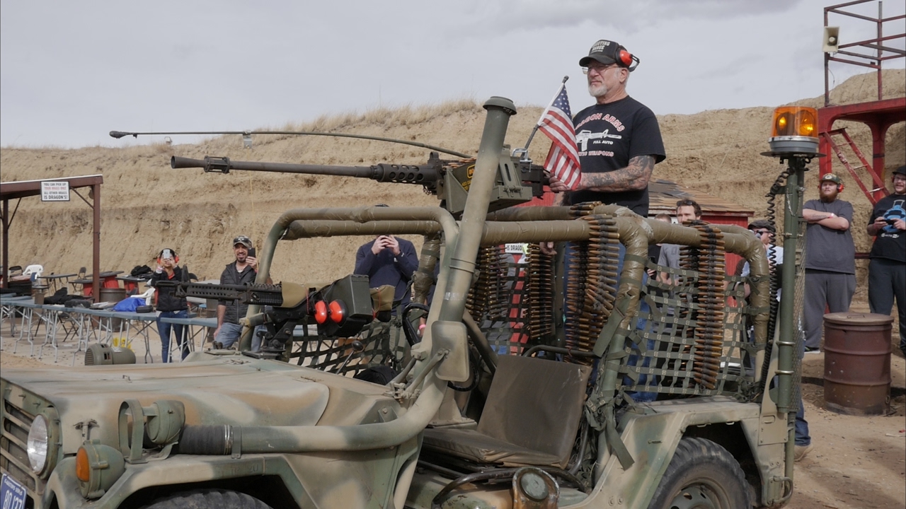 Jeep Mounted 50cal Machine Gun