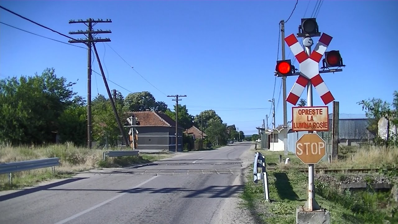 Spoorwegovergang Bocsig (RO) // Railroad crossing // Trecere la nivel
