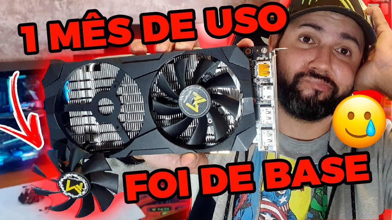 RX 580 8GB (2048SP) DEU RUIM EM UM MÊS! TIVE TROCAR AS FANS E NÃO SAIU BARATO! #aliexpress