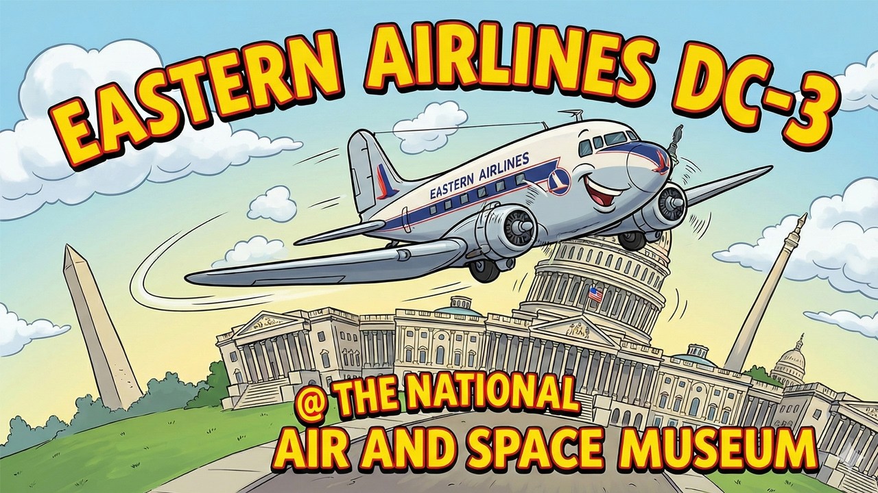 Episode 2: Story of the Eastern Airlines DC-3 on display at the National Air and Space Museum