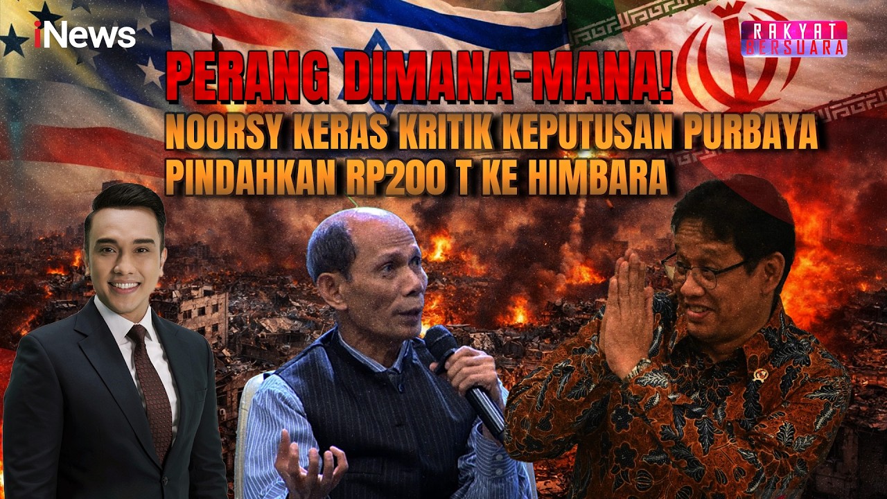 Perang Dimana-mana! Noorsy Serang Keputusan Purbaya: Rp200 T ke Himbara Gak Guna, Rakyat Lebih Butuh