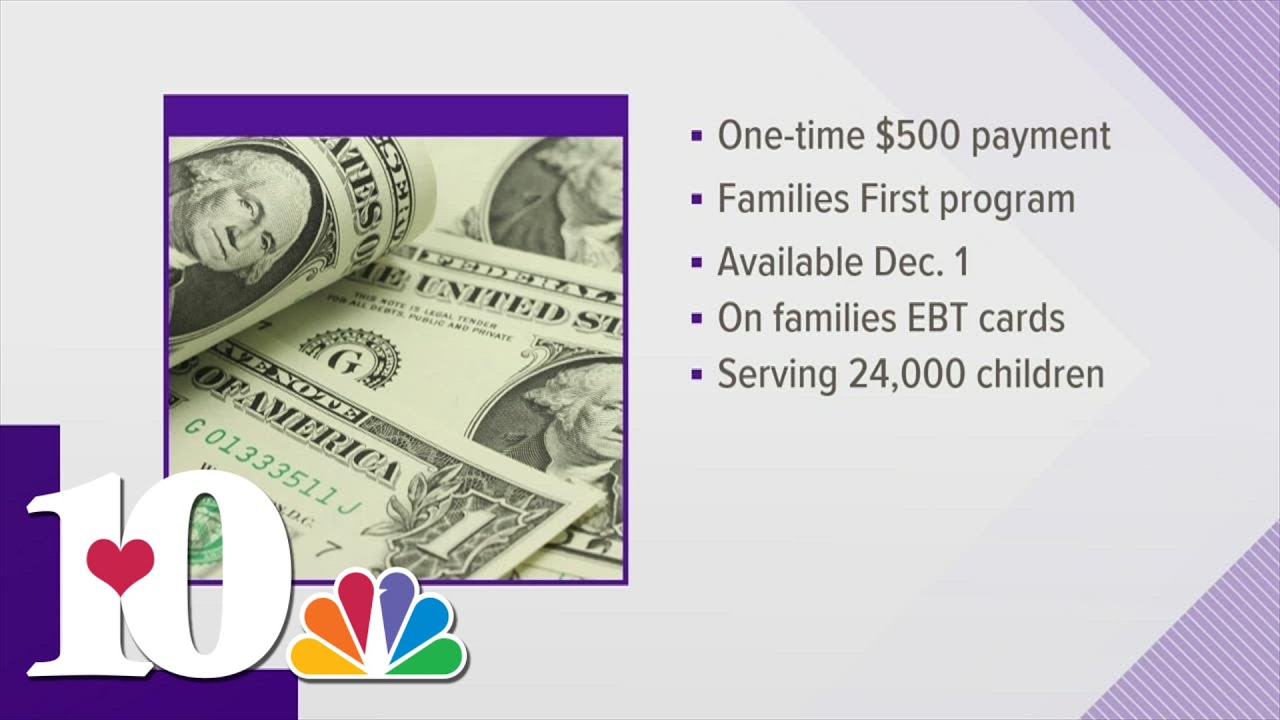 Tennessee families receiving state benefits to get extra $500 payment on EBT cards