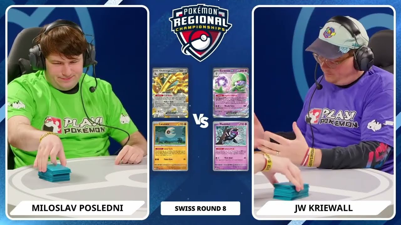8-й раунд регионального турнира Pokémon TCG в Торонто 2026 года. Голденго Лунатонель против Гарде...