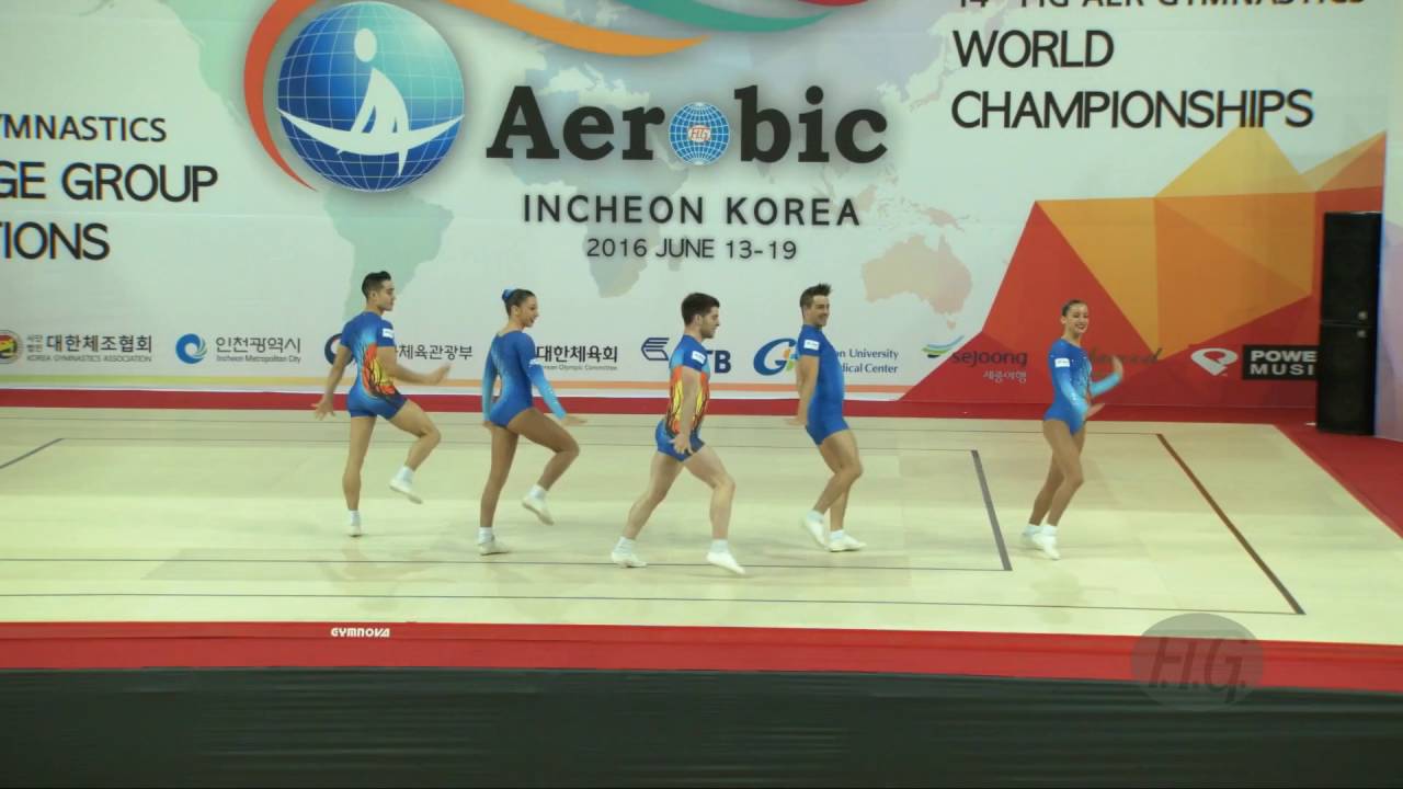 Spain  (ESP) - 2016 Aerobic Worlds, Incheon (KOR) - Qualifications Group