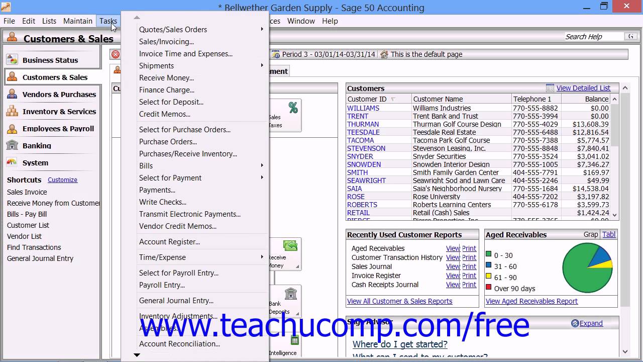Sage 50 2014 Tutorial Adding General Ledger Journal Entries Sage Training Lesson 3.5
