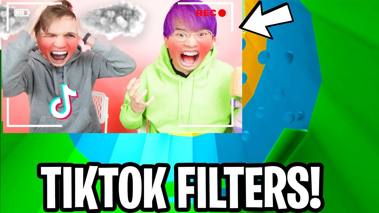 Can We Use TIK TOK FILTERS To BEAT TOWER OF HECK?! (LANKYBOX RAGE MOMENTS!)