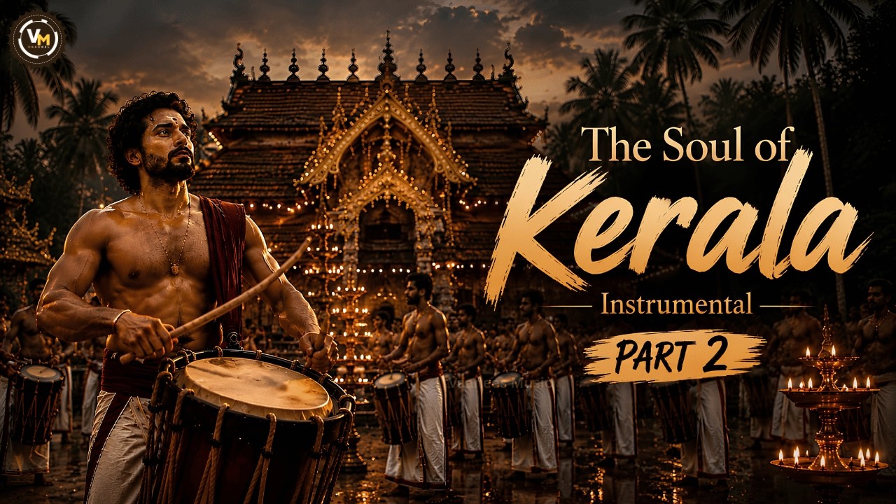 Powerful Kerala Instrumental Rhythms Part 2: Traditional Temple Drums & Spiritual Energy