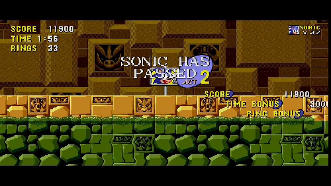 Un infierno... Sonic the hedgehog 1(Labryrinth o no se xd)