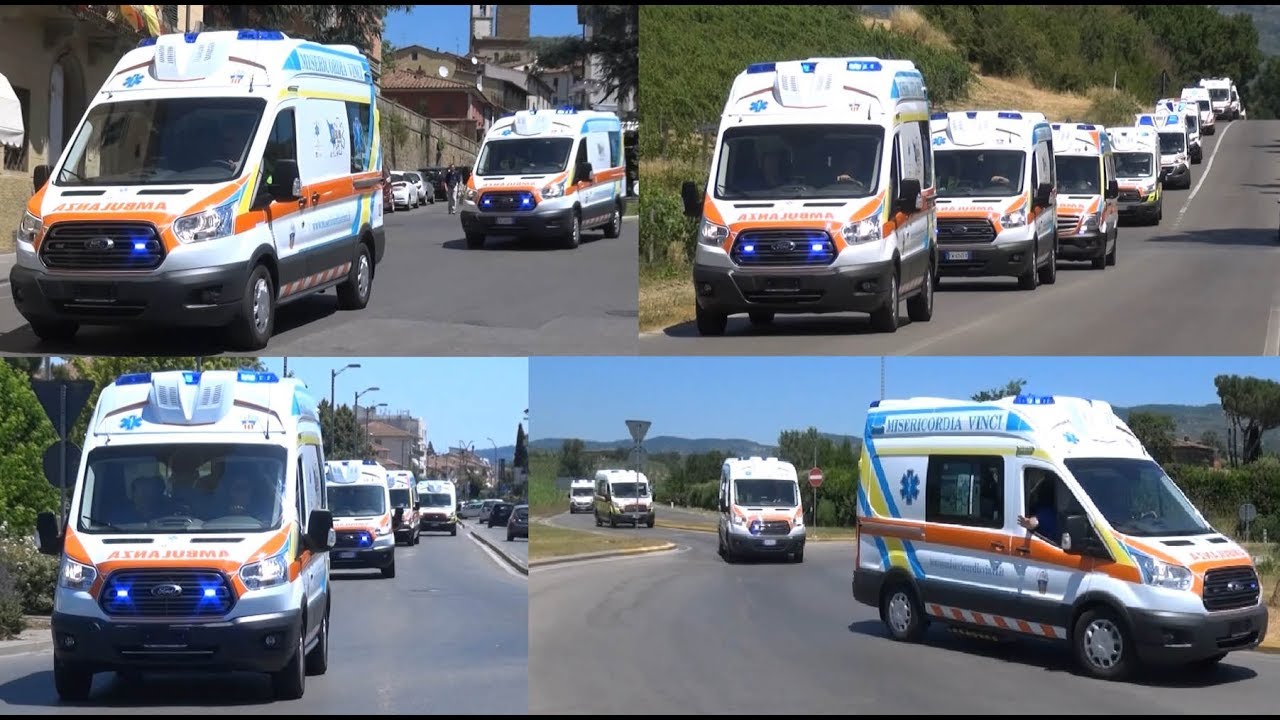Inaugurazione Nuove Ambulanze Misericordia Vinci 2019